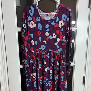 ASOS Kids Dress with Red and Blue Print